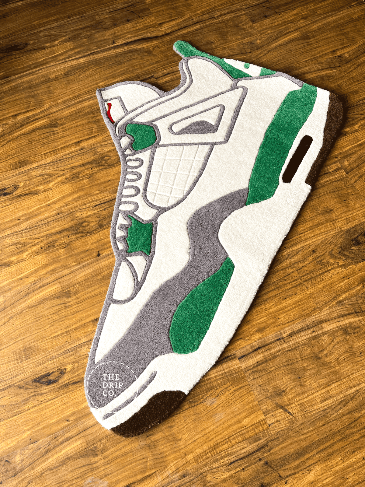 Green Custom Shoe Custom Rug by THE DRIP CO. RUGS