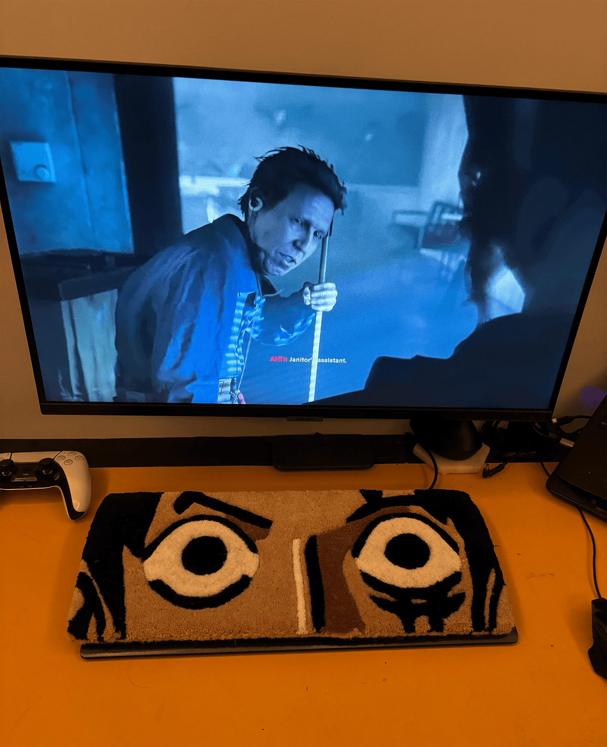 Anime eye Keyboard  Custom Rug by THE DRIP CO. RUGS