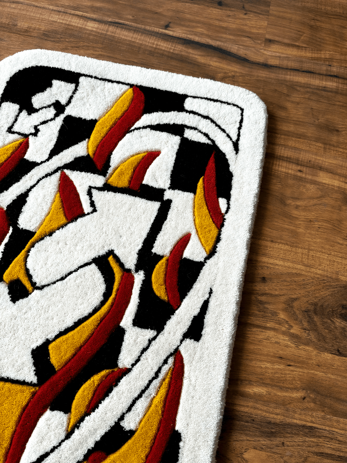 UNO fire Card Custom Rug by THE DRIP CO. RUGS
