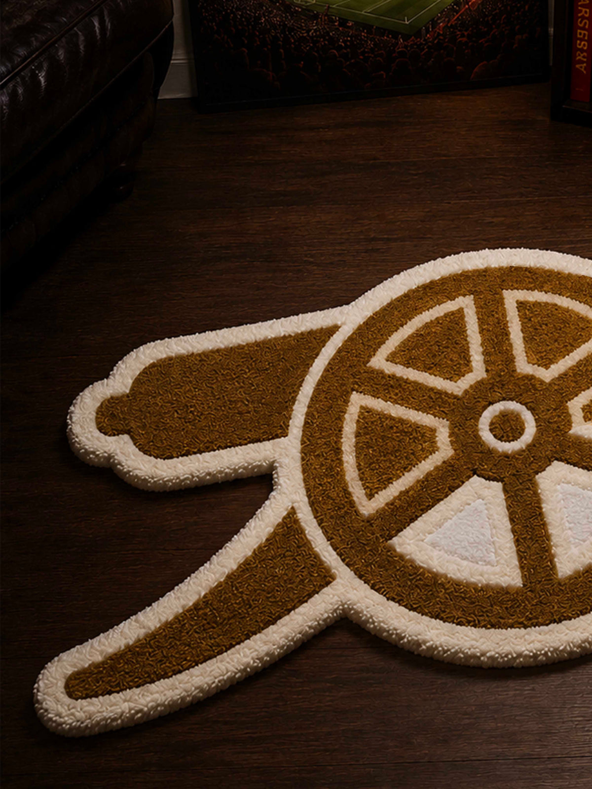 Gunners fan art Hand Tufted Rug by THE DRIP CO. RUGS