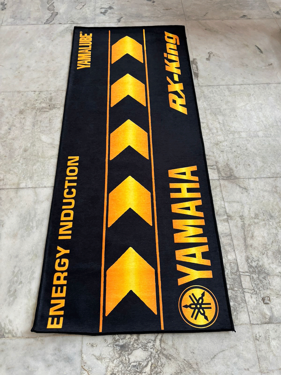 Yamaha RX King printed Rug by THE DRIP CO. RUGS