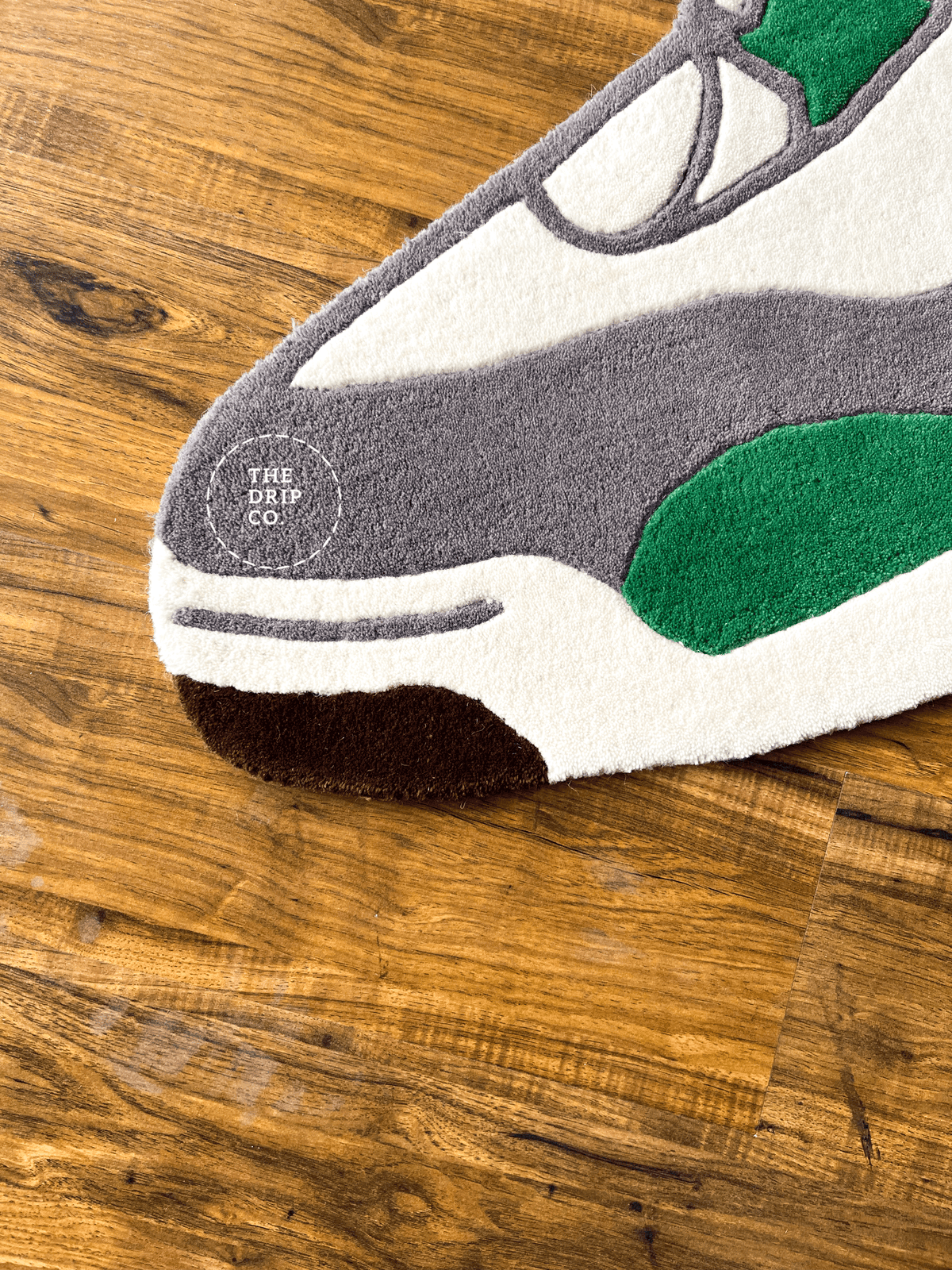 Green Custom Shoe Custom Rug by THE DRIP CO. RUGS