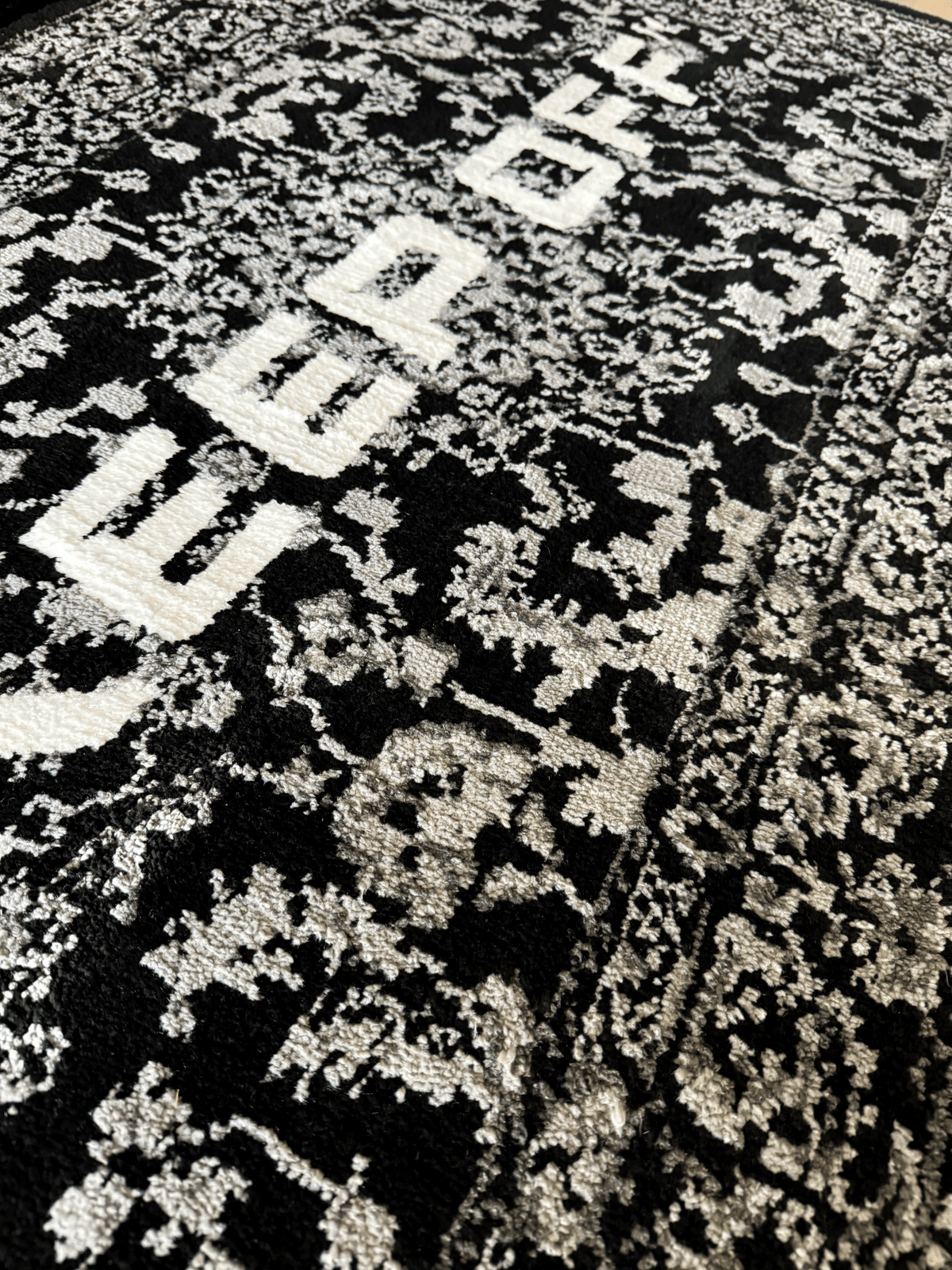 Keep Off  Machine Made Custom Rug by THE DRIP CO. RUGS