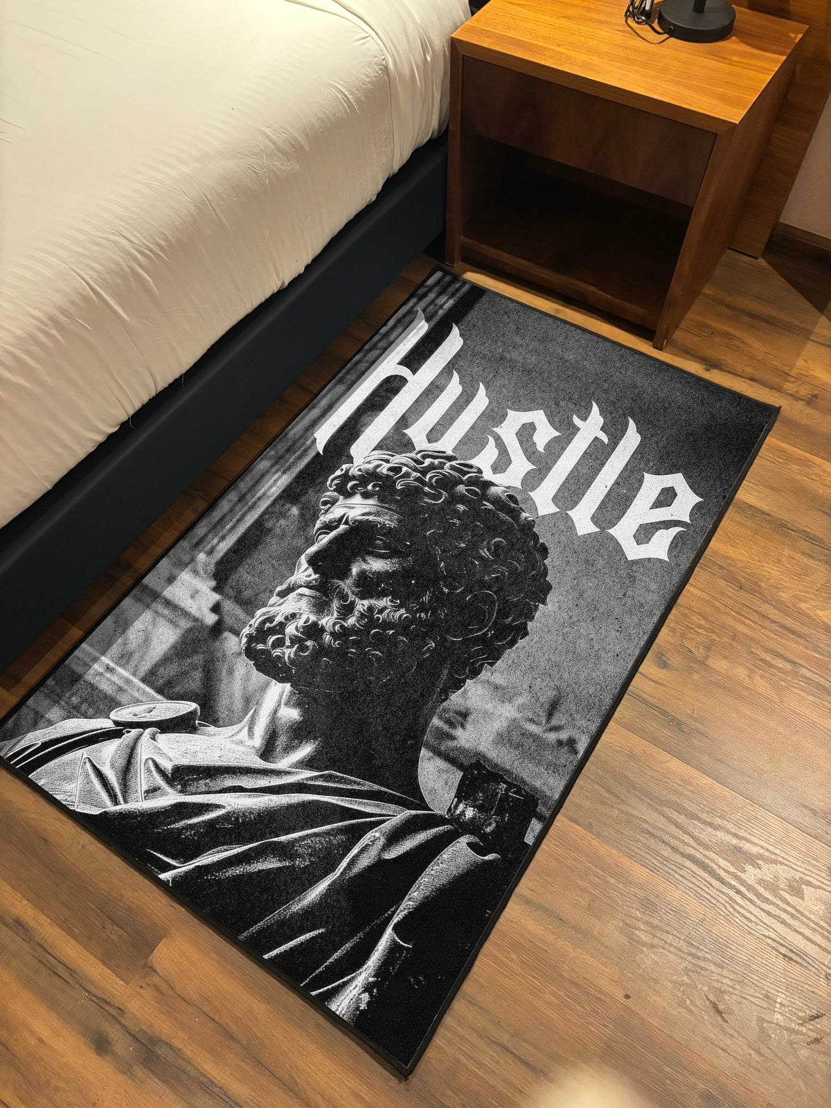 All the way Hustle Washable Rug by THE DRIP CO. RUGS