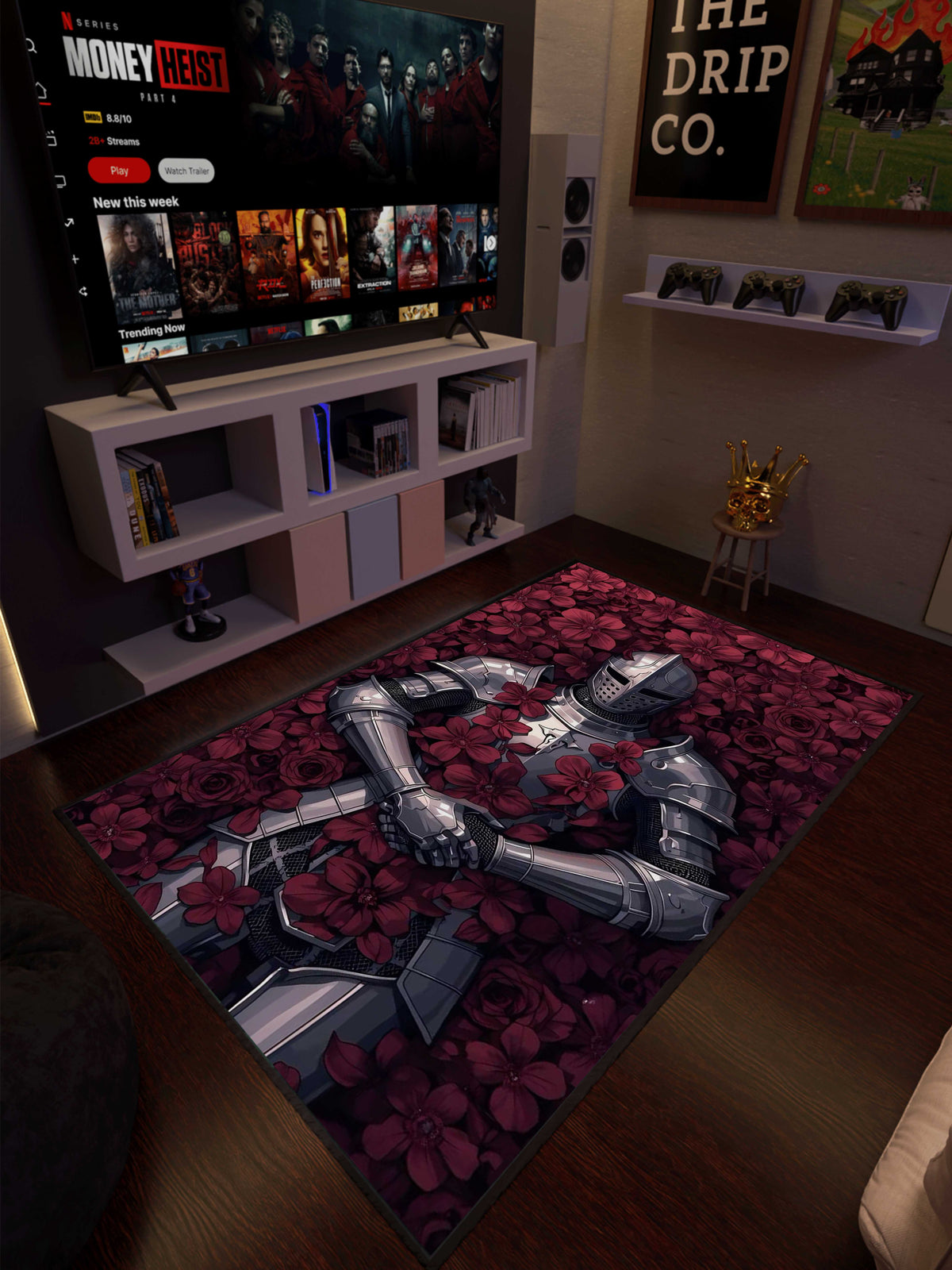 Real Warrior Washable Rug by THE DRIP CO. RUGS