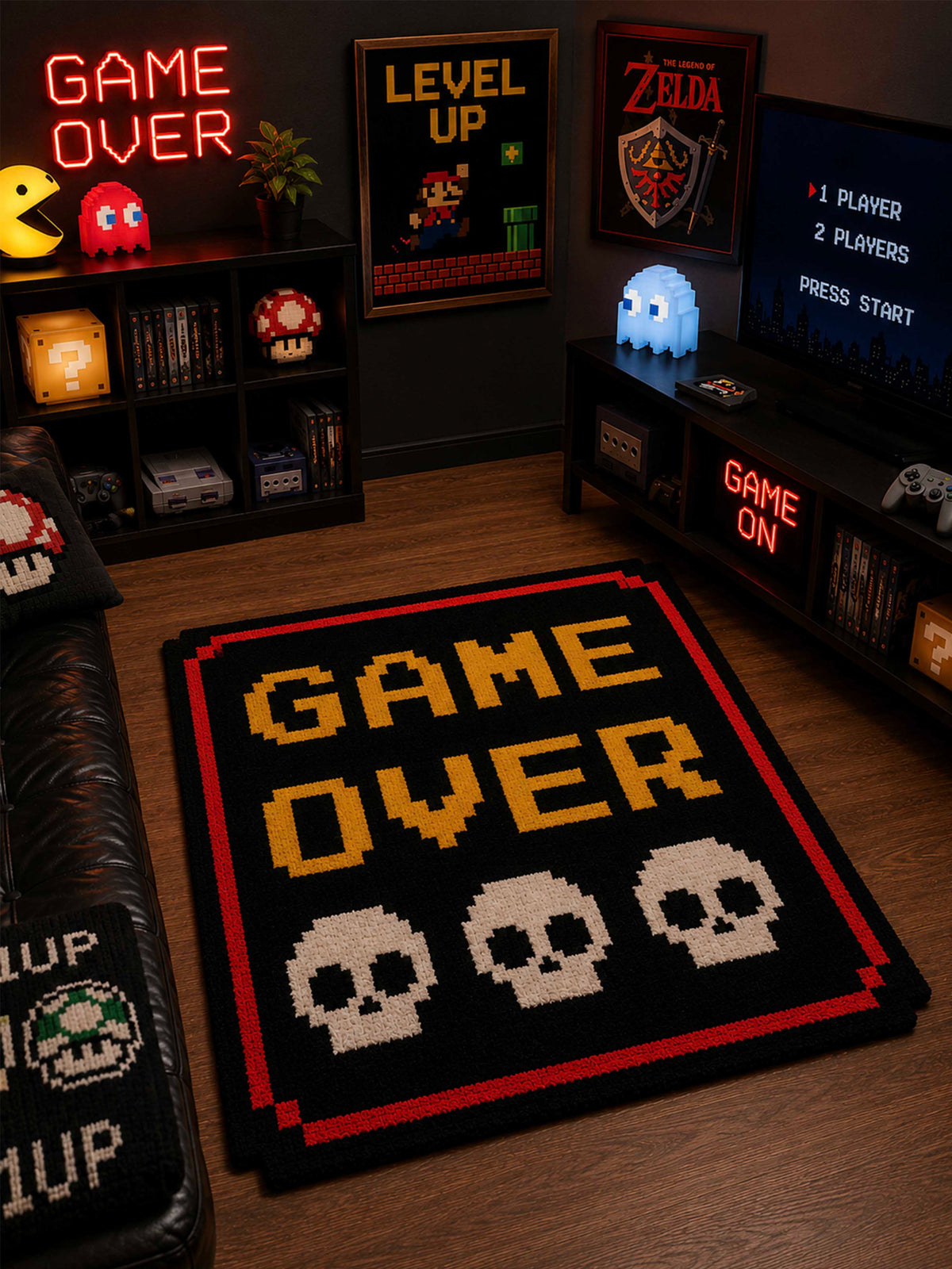 Game over Hand Tufted Rug by THE DRIP CO. RUGS