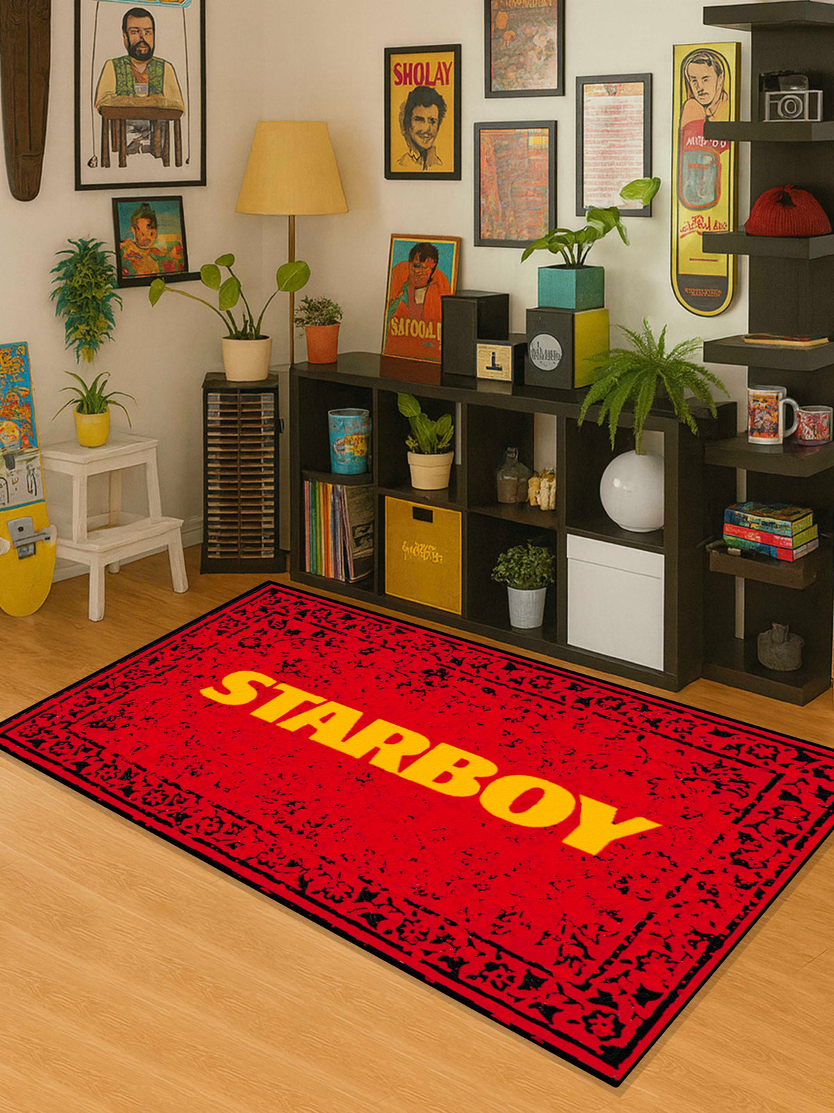 Starboy traditional design Washable Custom Rug by THE DRIP CO. RUGS