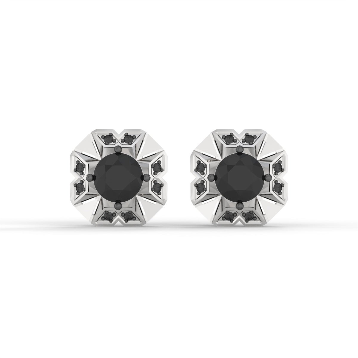 ETERNA STUDS (Black) by The Noble Sculptor