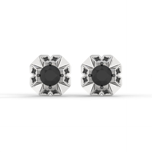 ETERNA STUDS (Black) by The Noble Sculptor