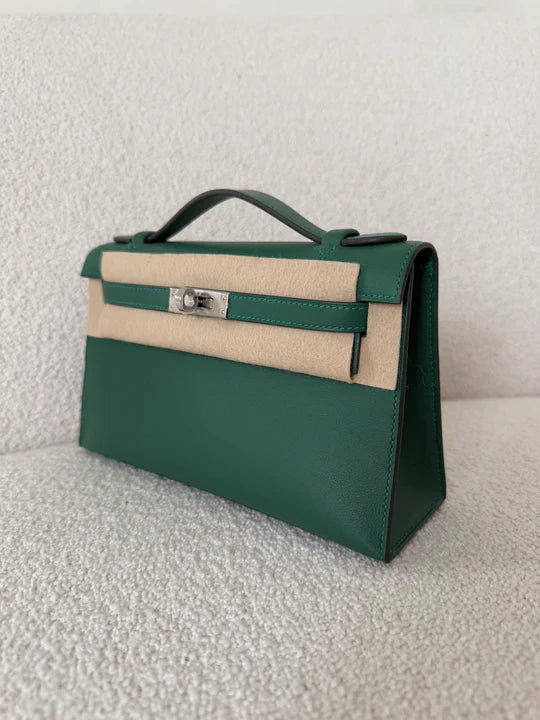 Hermès Kelly Pochette Mini Bag – Green