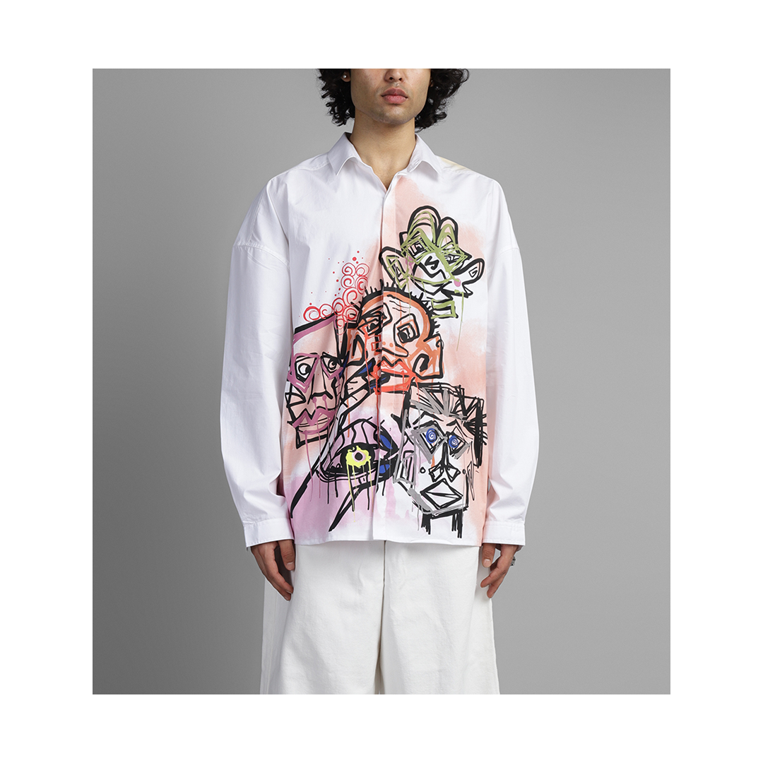 Diversity 2.1 Shirt (White) by HUEMN
