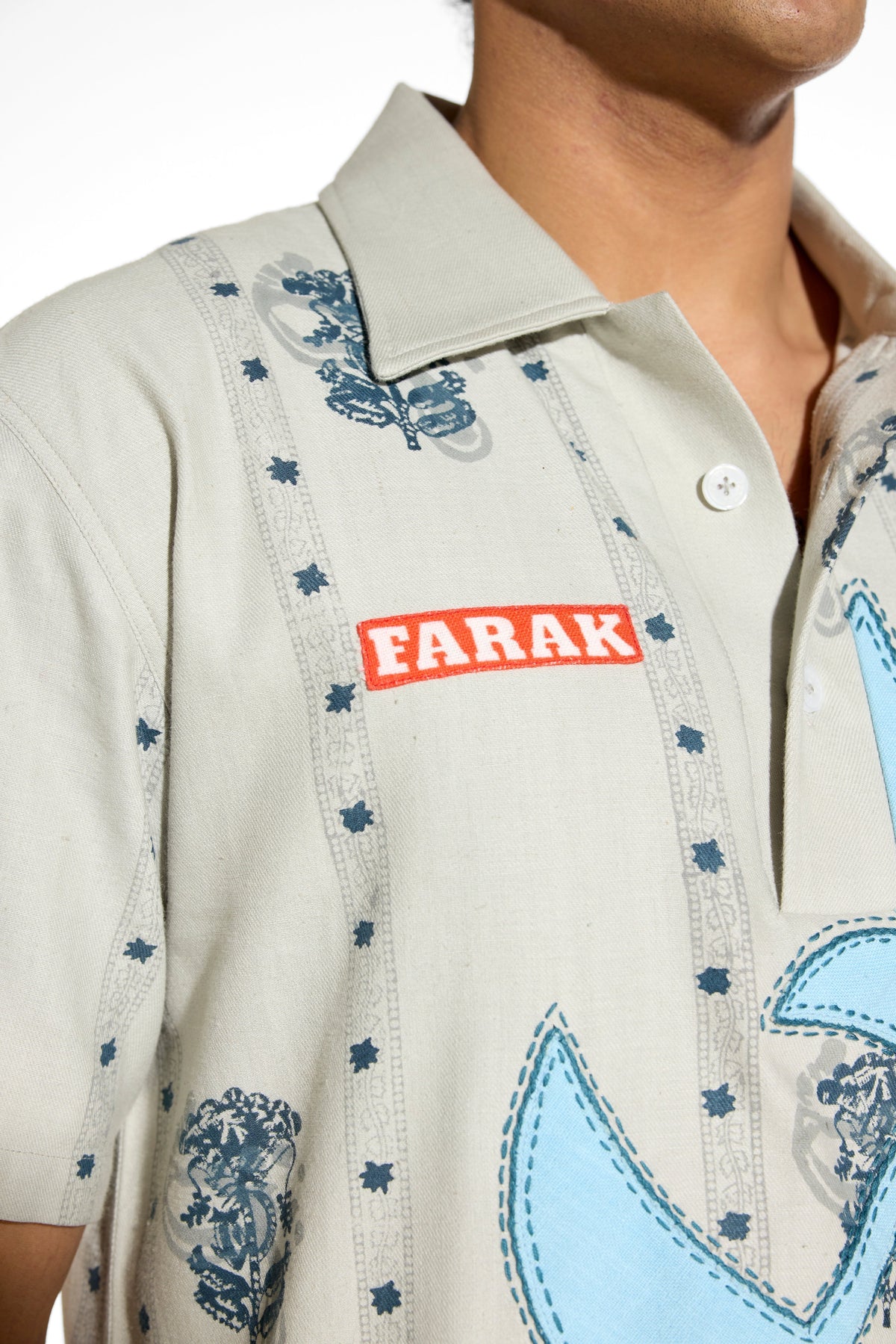 Striped Polo Shirt by FARAK