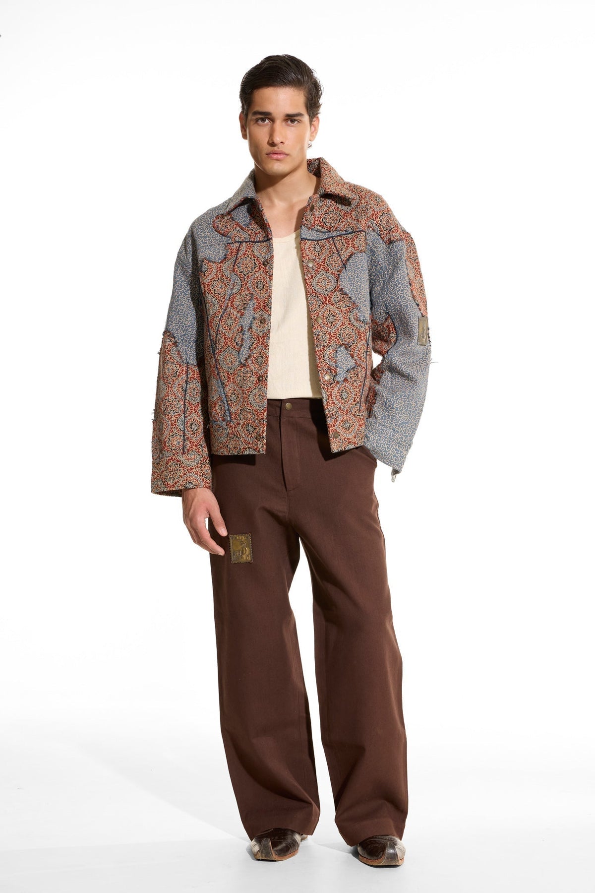 Ajrakh Paniya Jacket by FARAK