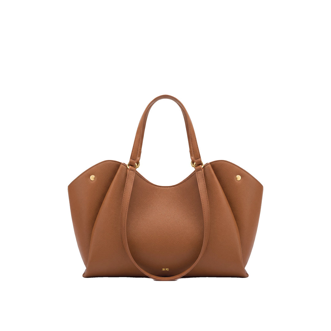 JW PEI Virelia Double Handle Tote Bag - Cognac by JW PEI