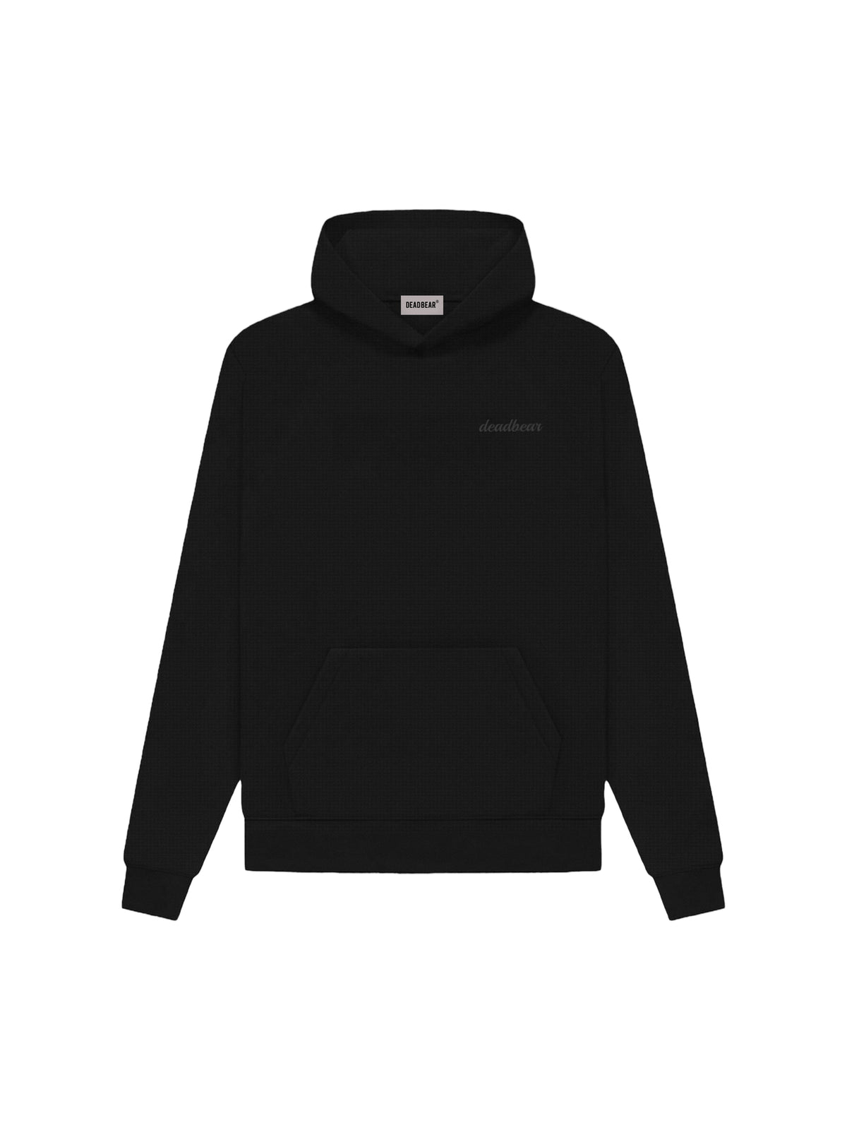 Co-ord Hoodie Black by DEADBEAR