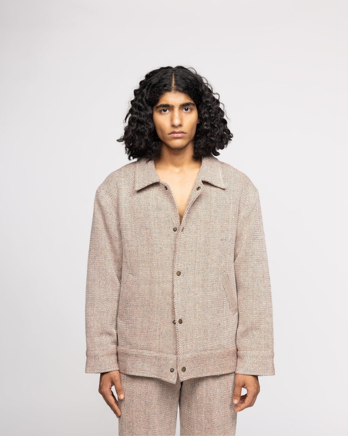 Organic Yarn Dyed Handwoven - Jacket by FARAK