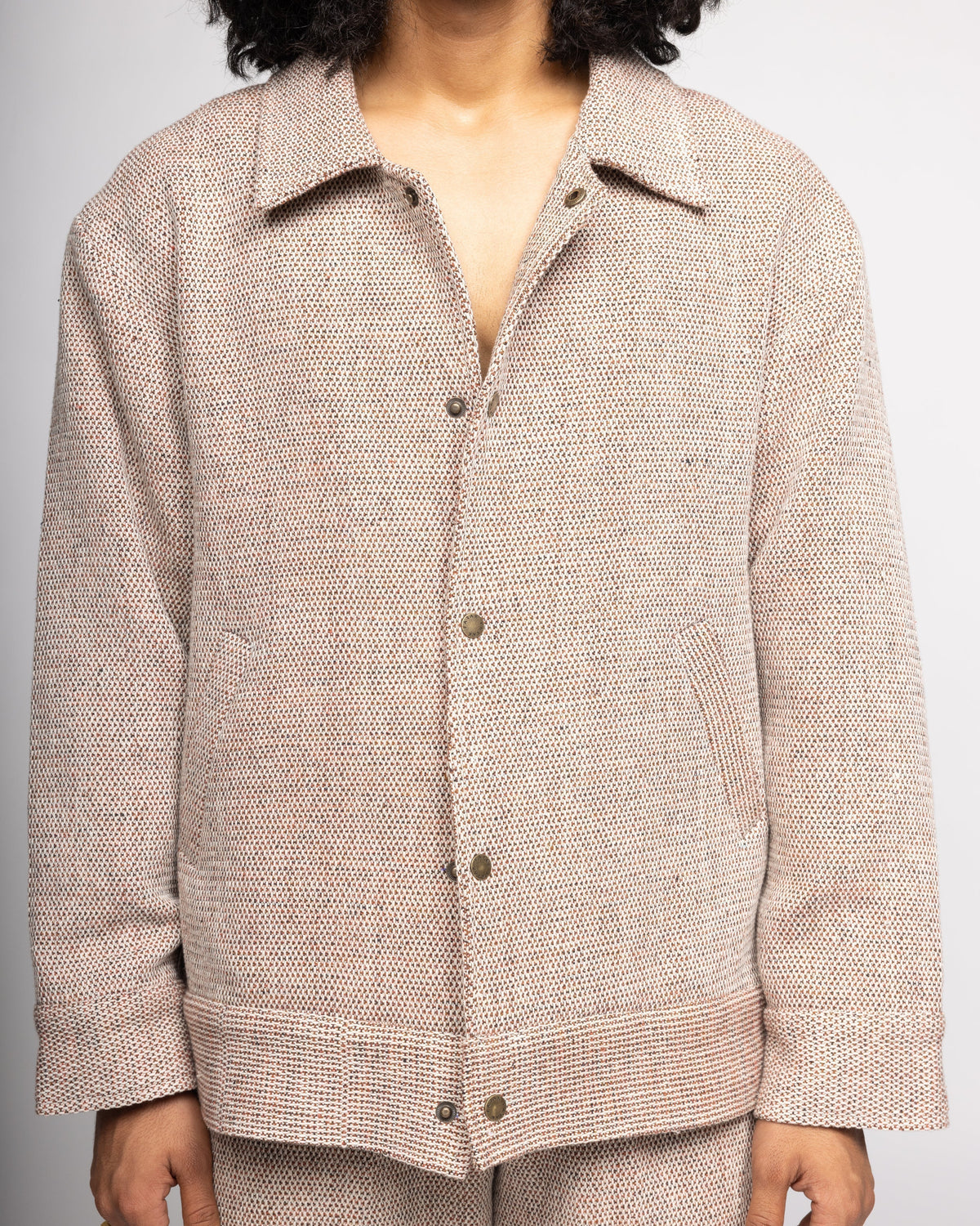 Organic Yarn Dyed Handwoven - Jacket by FARAK