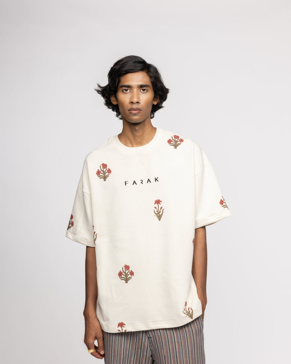 Sanganeri Block Print - Tshirt by FARAK