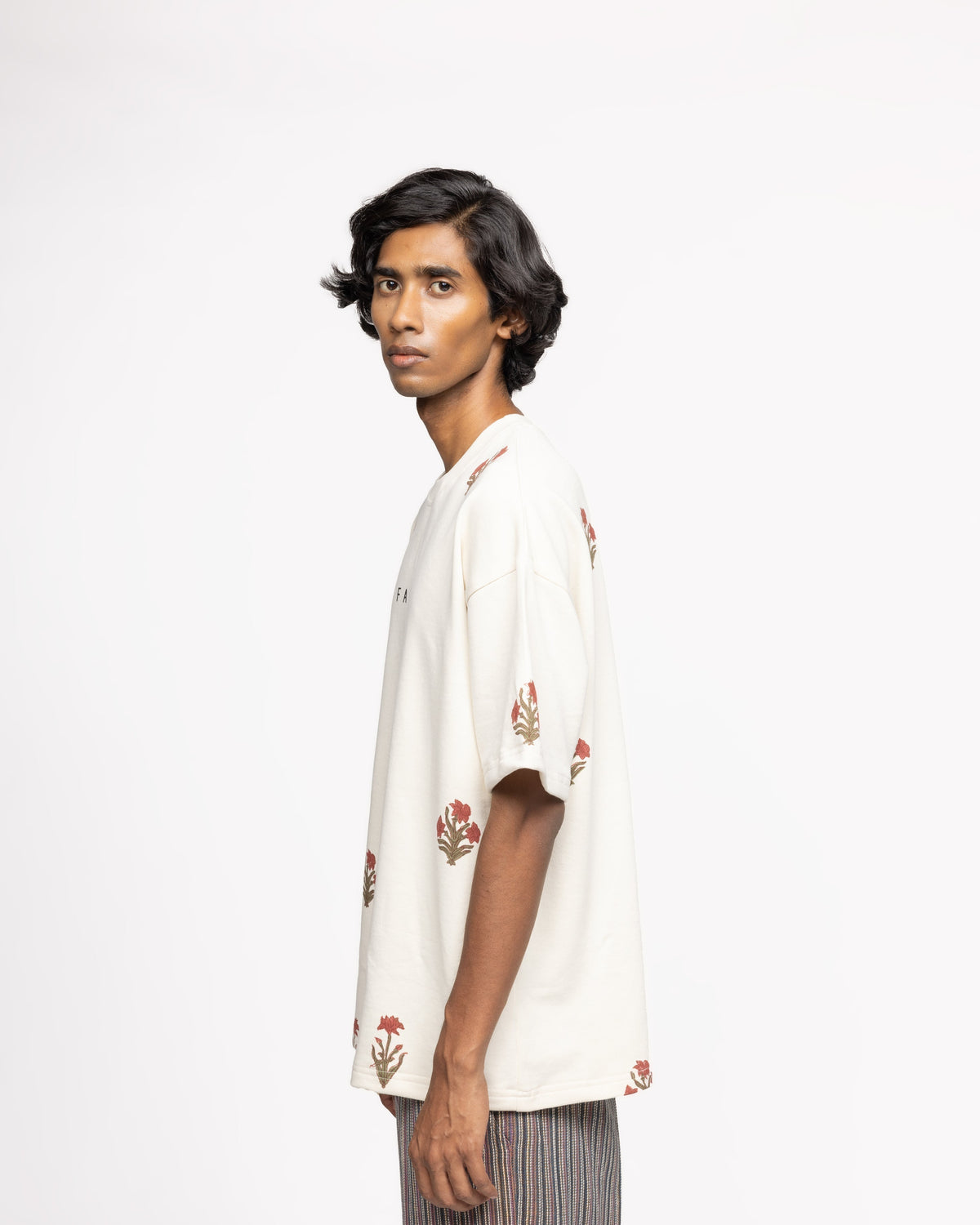 Sanganeri Block Print - Tshirt by FARAK