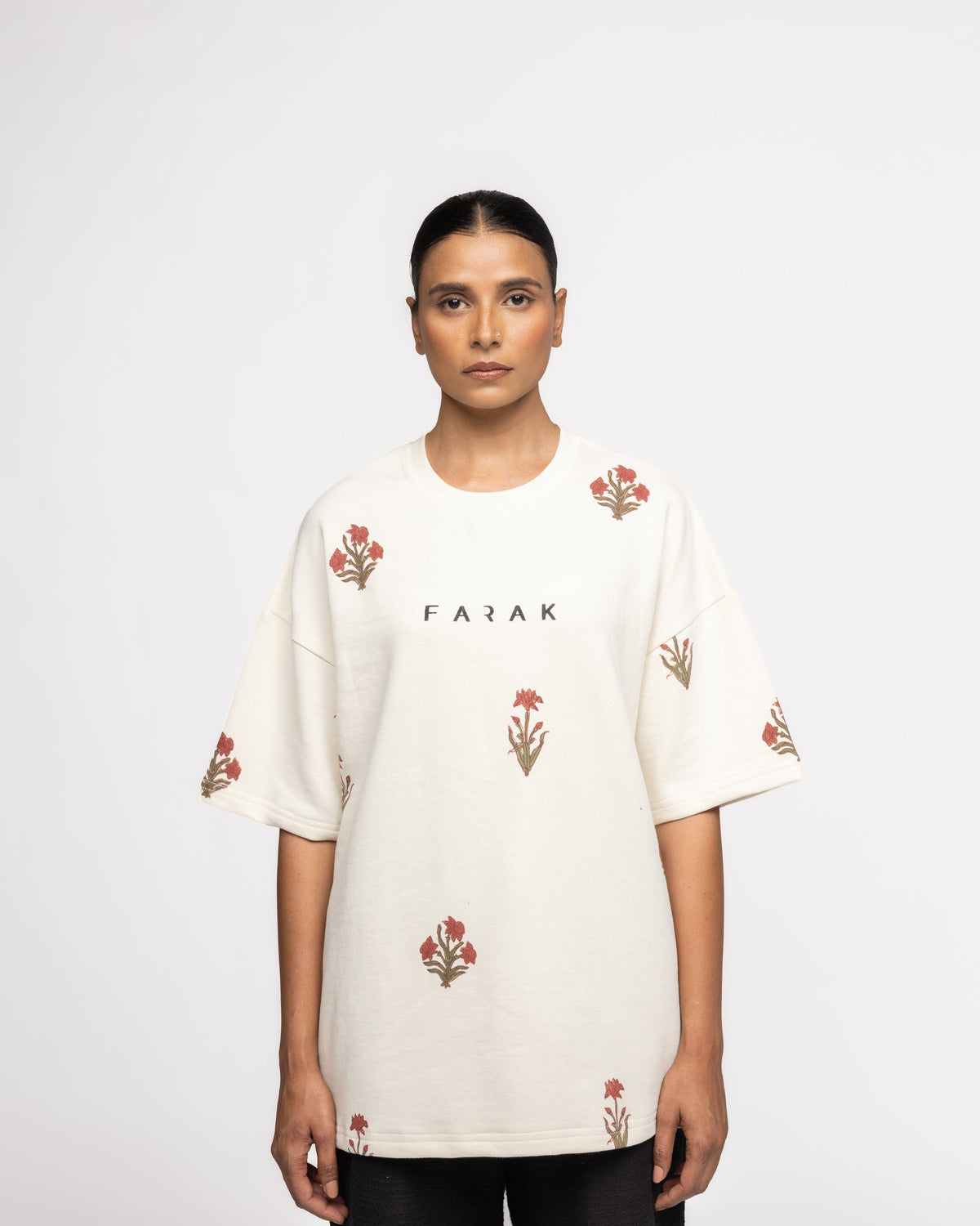 Sanganeri Block Print - Tshirt by FARAK