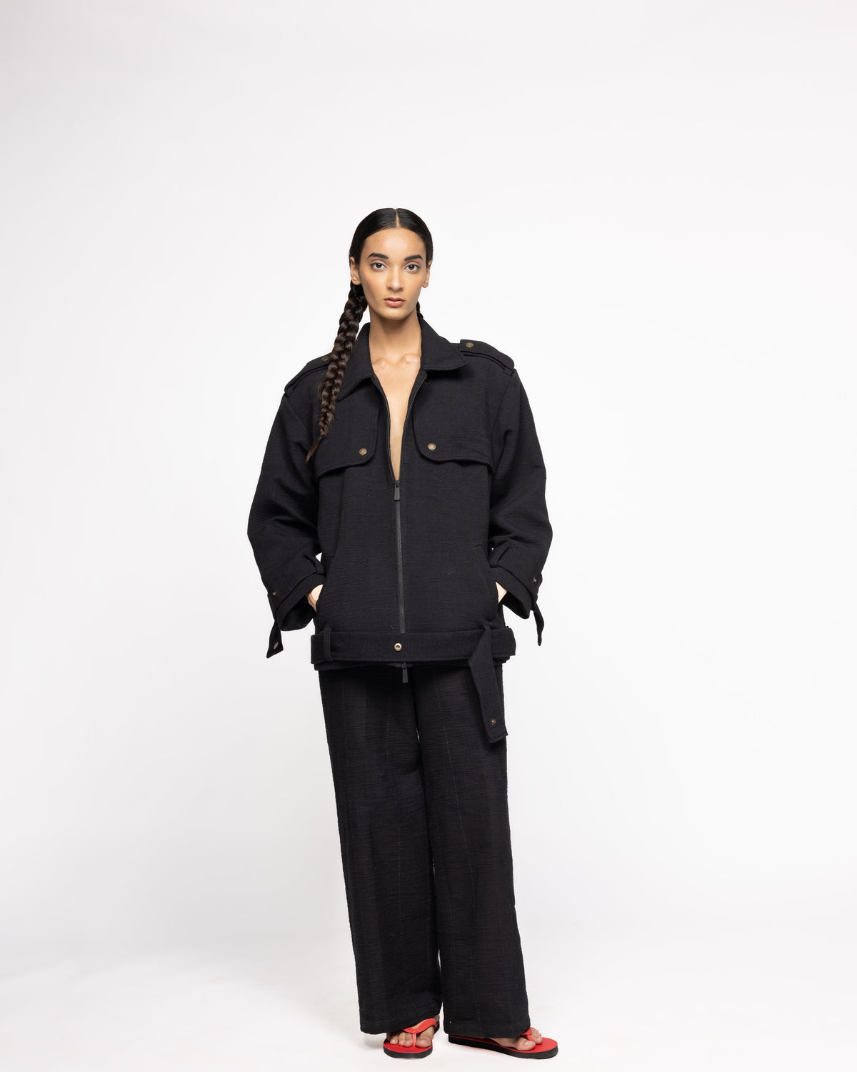 Handwoven Trench - Jacket by FARAK