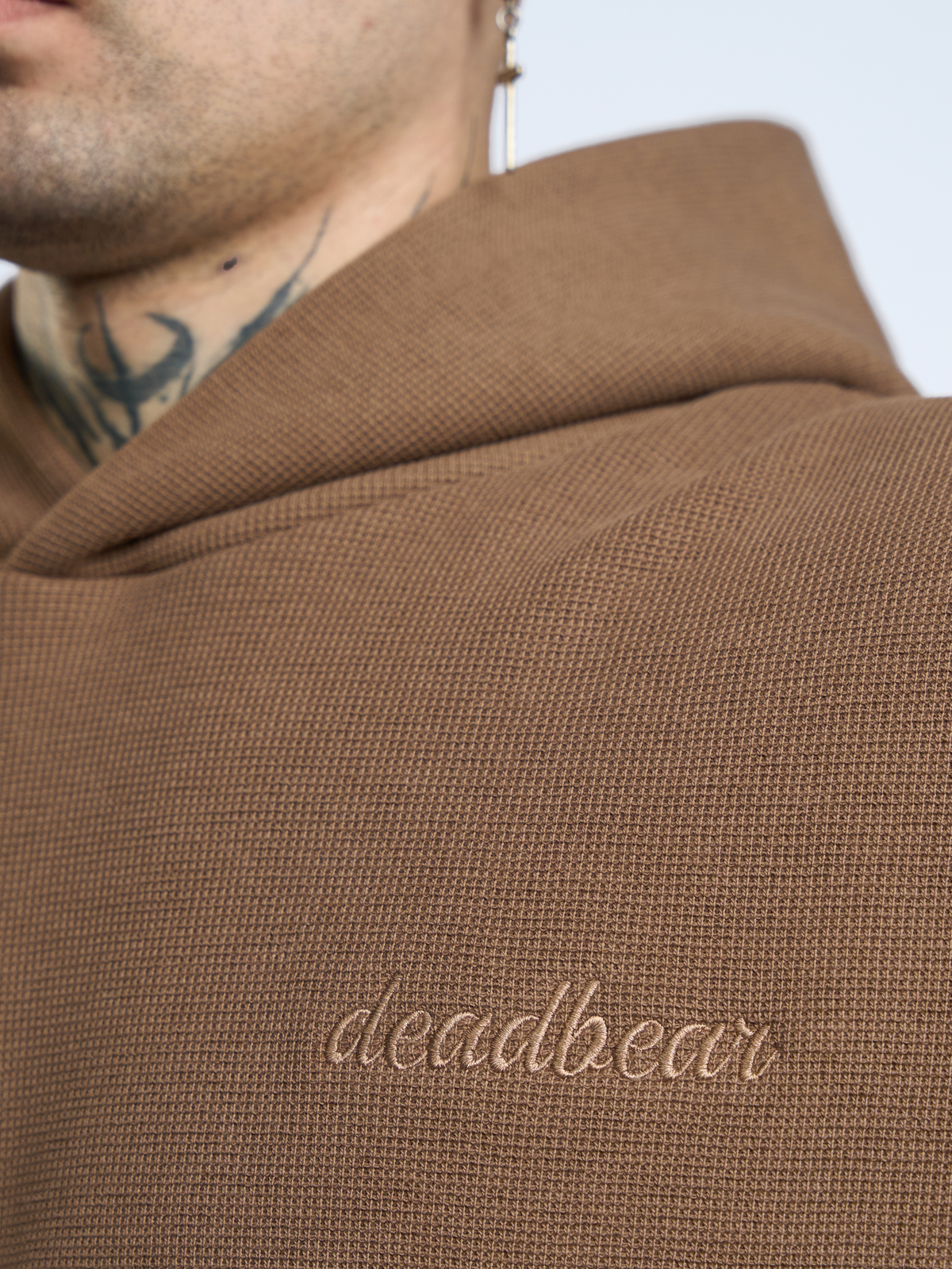 Co-ord Hoodie Taupe by DEADBEAR