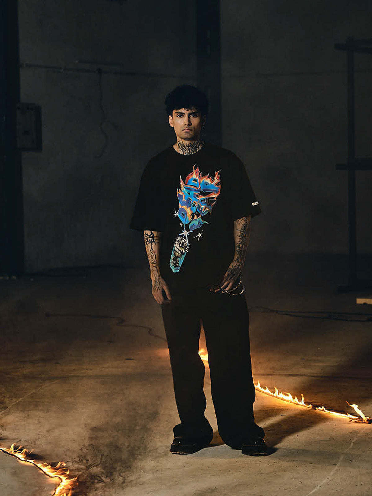 Lighter Tee Black by DEADBEAR