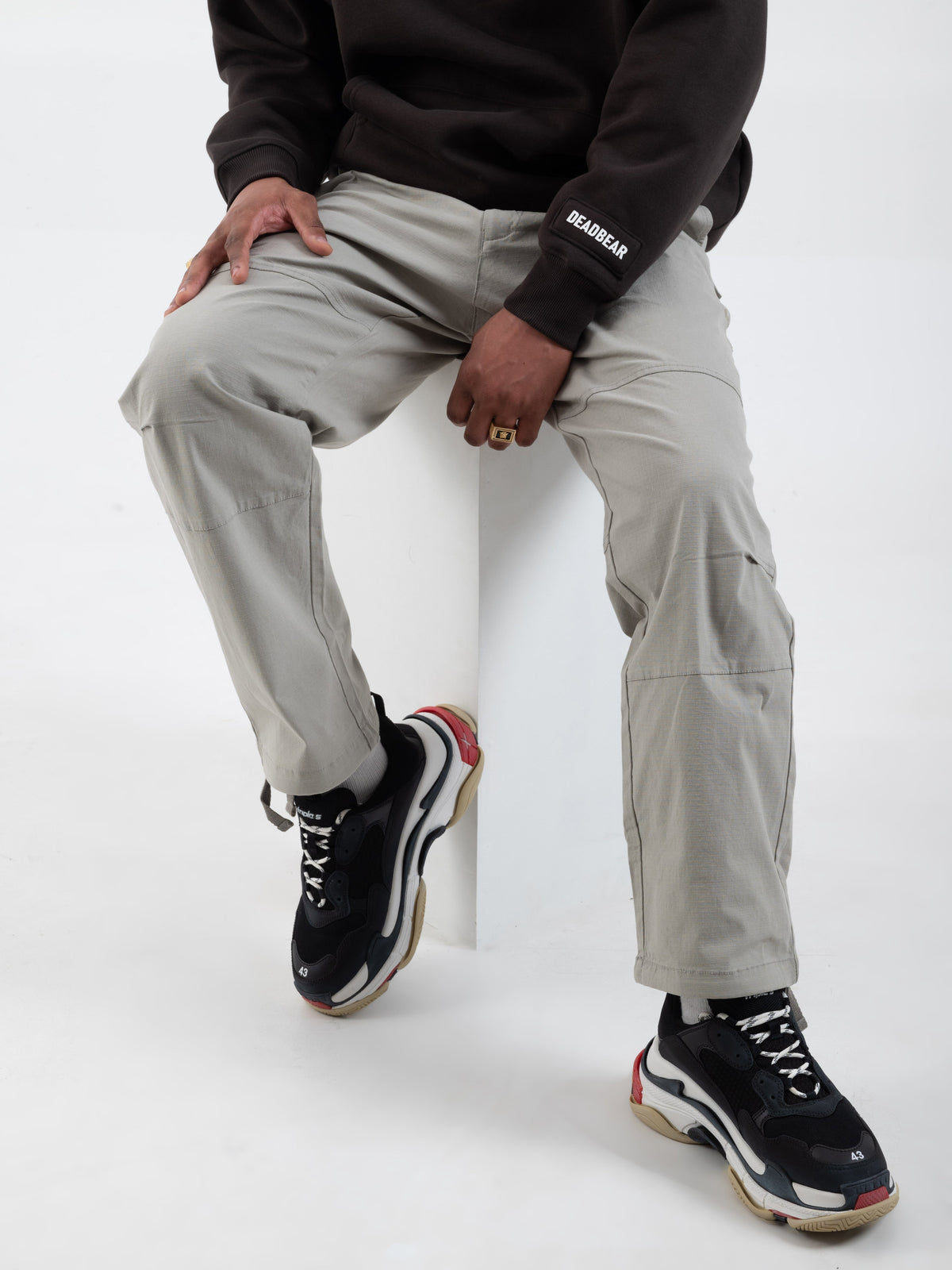 Ripstop Pants Lt. Grey by DEADBEAR