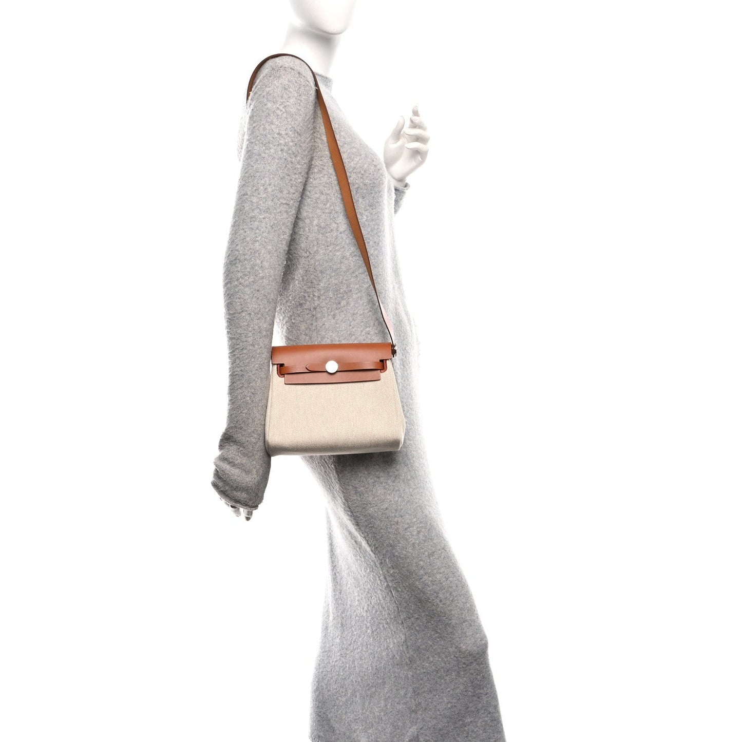Hermès Herbag Zip Retourne 20 – Ecru / Beige / Fauve