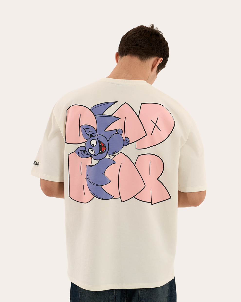 The Bat Tee Cream White by DEADBEAR