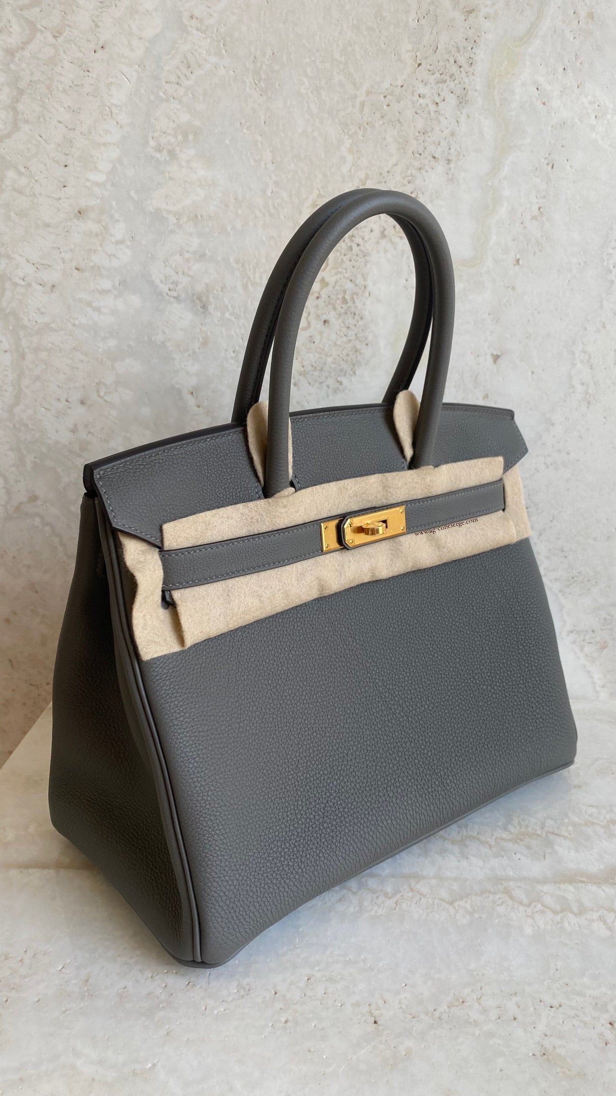 Hermès Birkin 30 – Etain Togo Leather with Gold Hardware (2019 D Stamp) - Zeuskicks