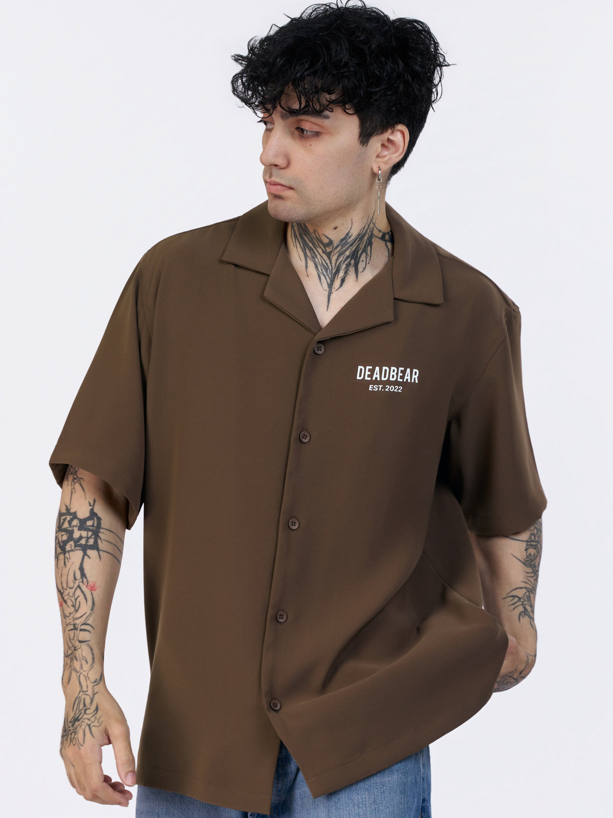 Bowling Shirt Caramel Brown by DEADBEAR