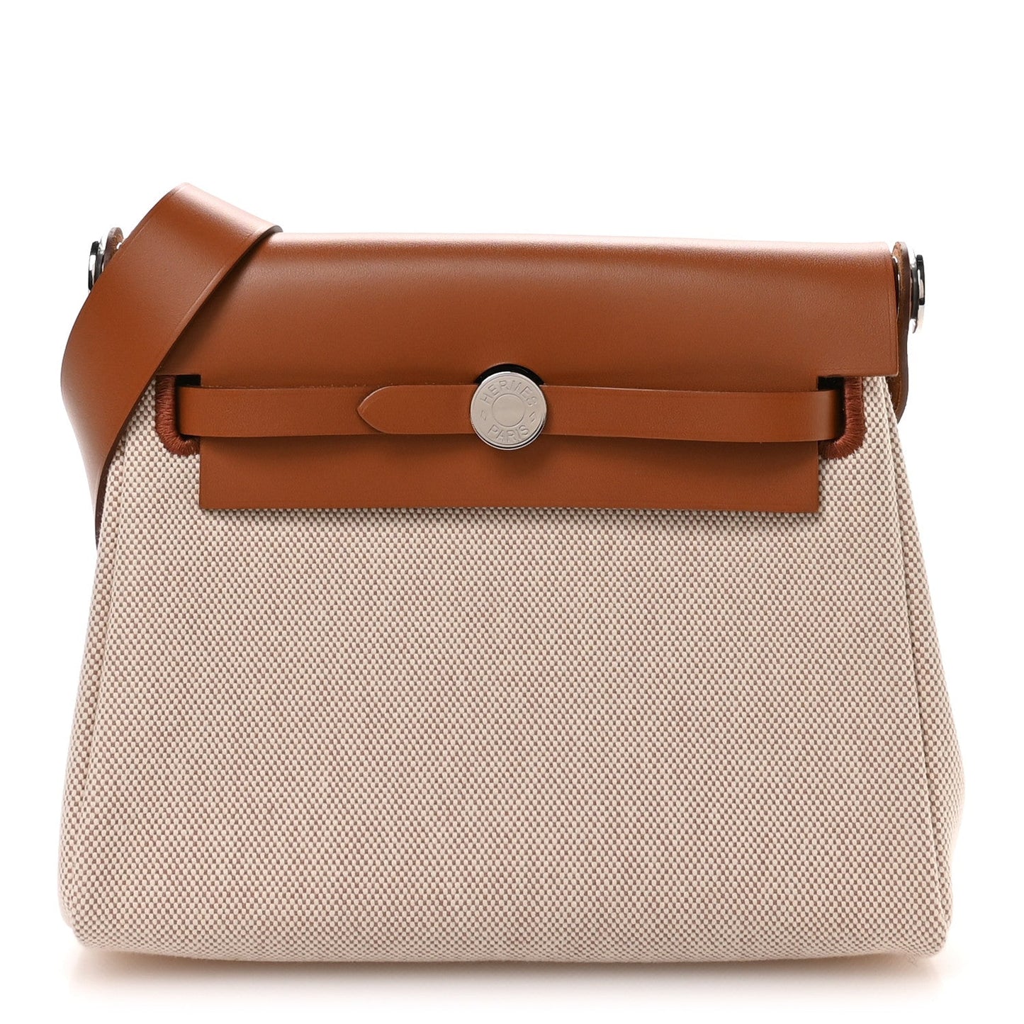 Hermès Herbag Zip Retourne 20 – Ecru / Beige / Fauve