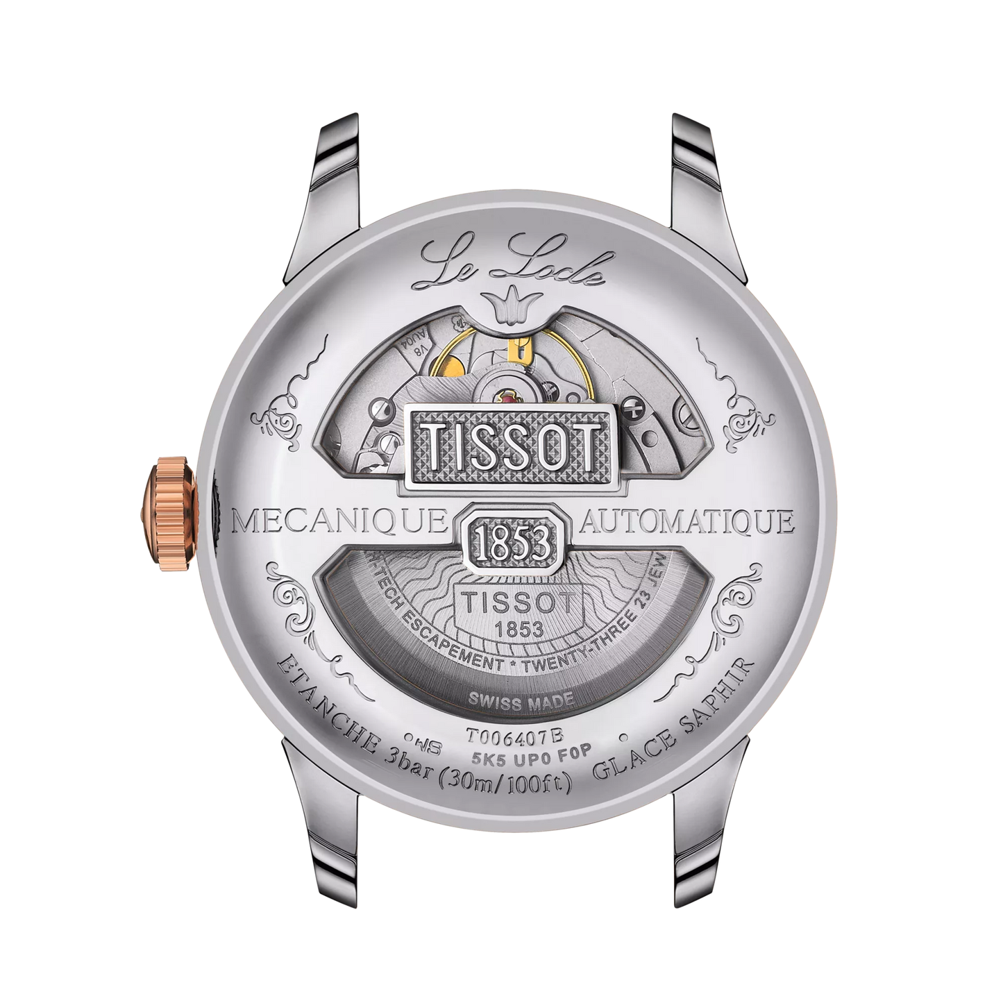 Men’s Tissot Le Locle Powermatic 80 Diamond Dial T006.407.22.036.00 Automatic Watch