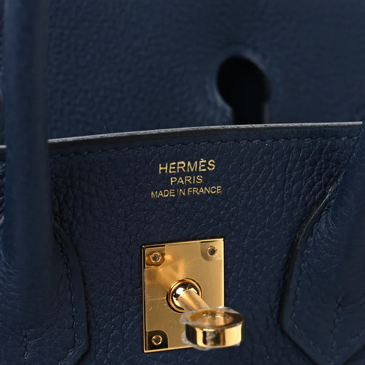 Hermès Birkin 25 – Togo Leather in Bleu Abysse - Zeuskicks