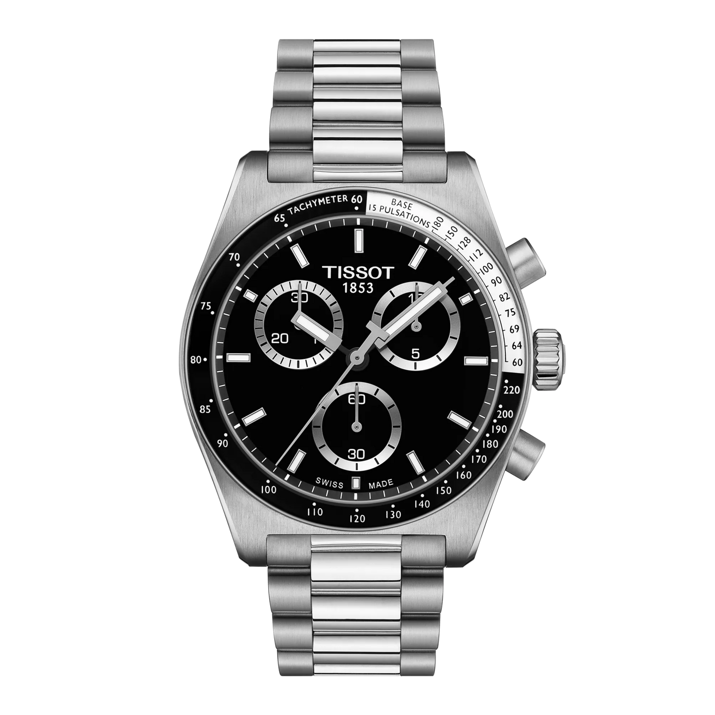 Tissot PR516 40mm Chronograph T149.417.11.051.00 – Black Dial & Stainless Steel Bracelet