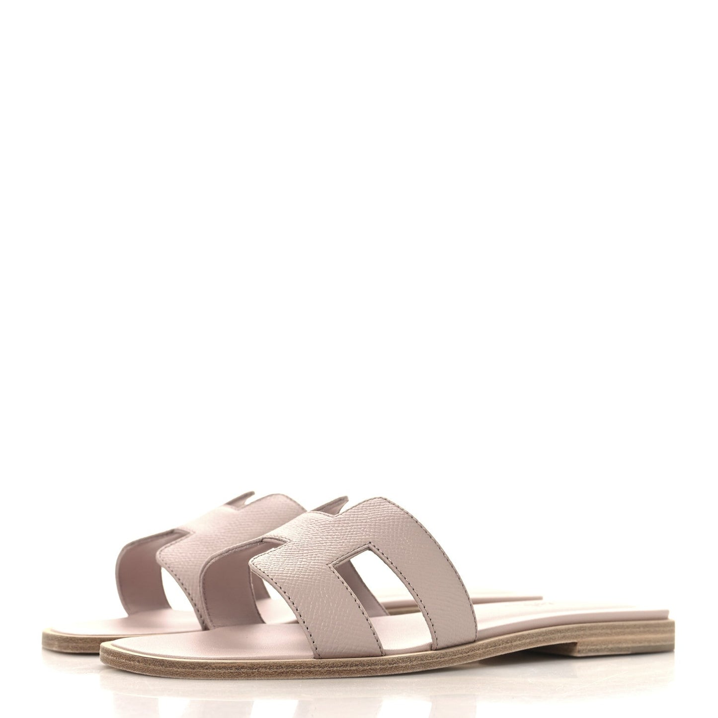 Hermès Oran Sandals – Rose Porcelaine Epsom Calfskin Edition