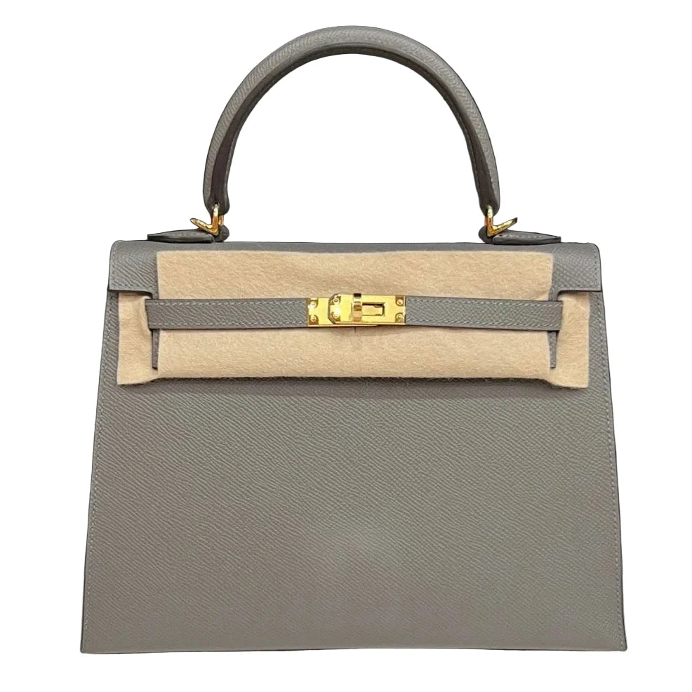 Hermès Kelly 25 – Madame Gris Meyer Epsom Leather with Gold Hardware - Zeuskicks