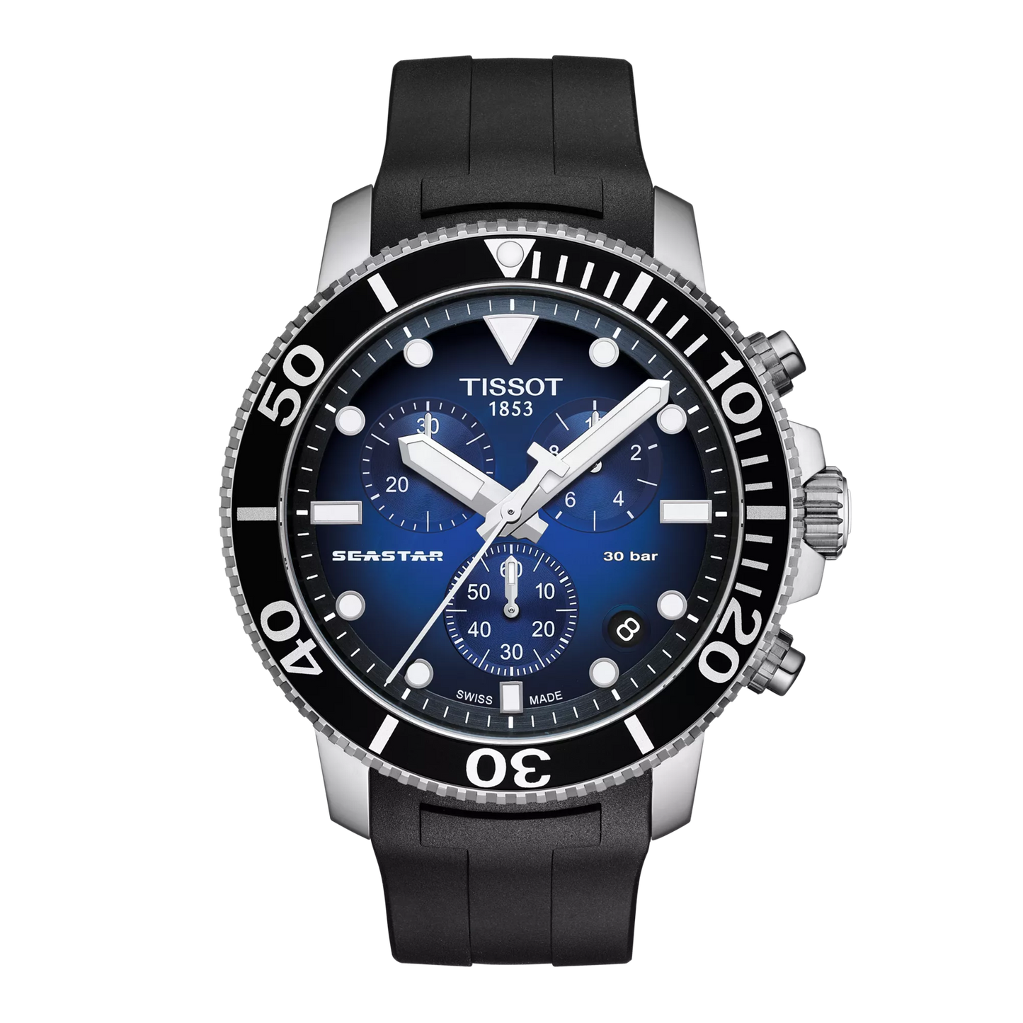 Men’s Tissot Seastar 1000 45.5mm T120.417.17.041.00 Quartz Watch