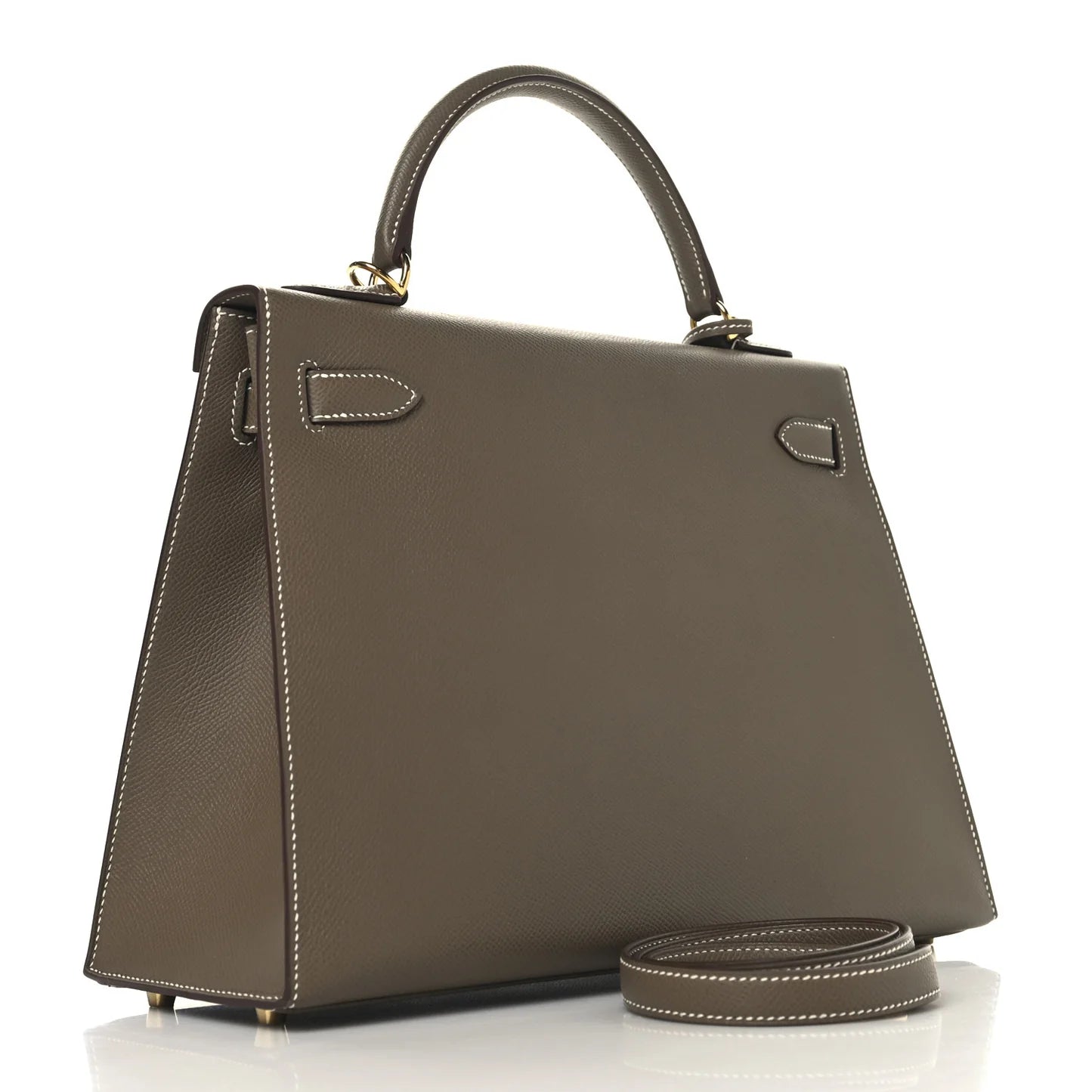 Hermès Kelly Sellier 32 – Epsom Leather in Etoupe - Zeuskicks