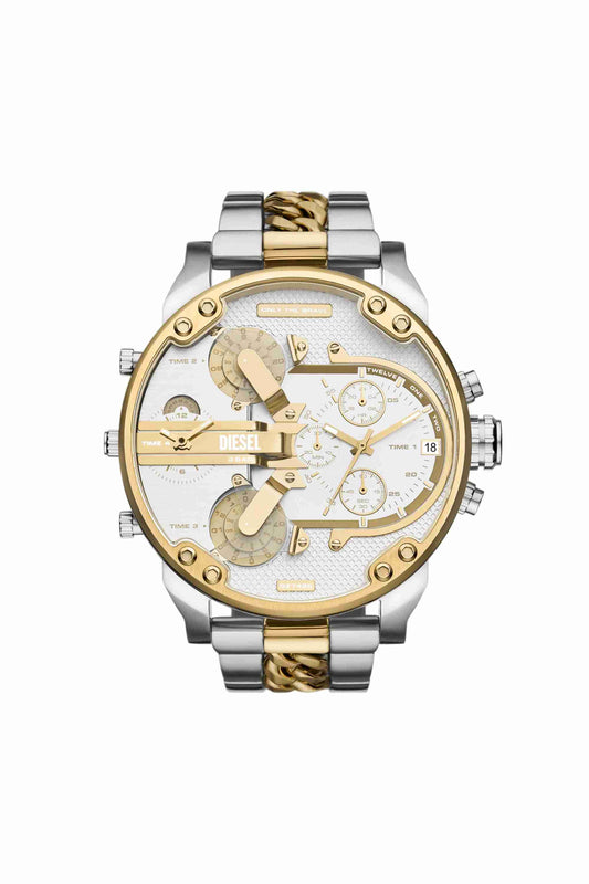 Silver DZ7486 - Mr. Daddy 2.0 Two-Tone Stainless Steel Watch
