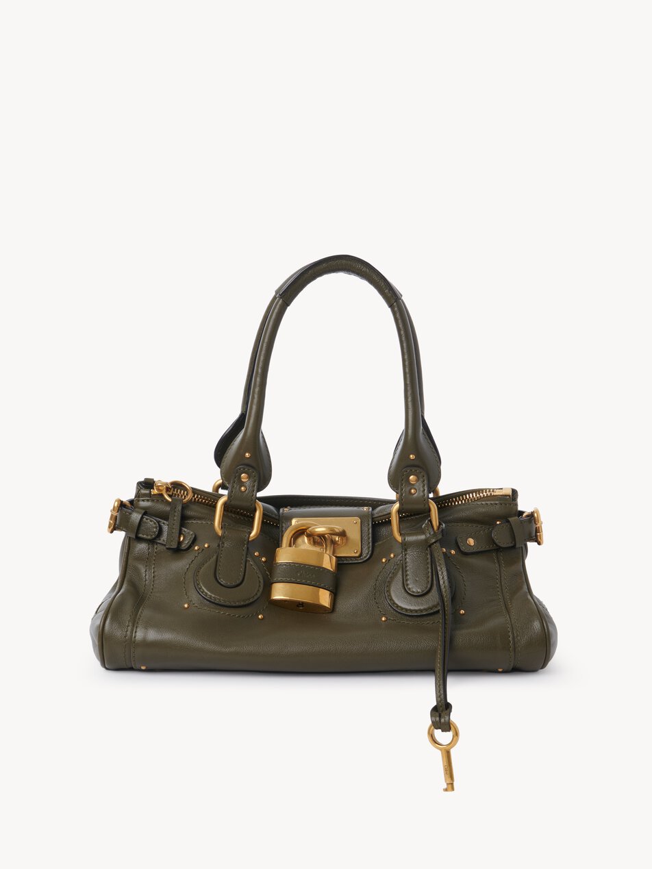 CHLOE Paddington bag in grained leather Winter Ivy by CHLOE