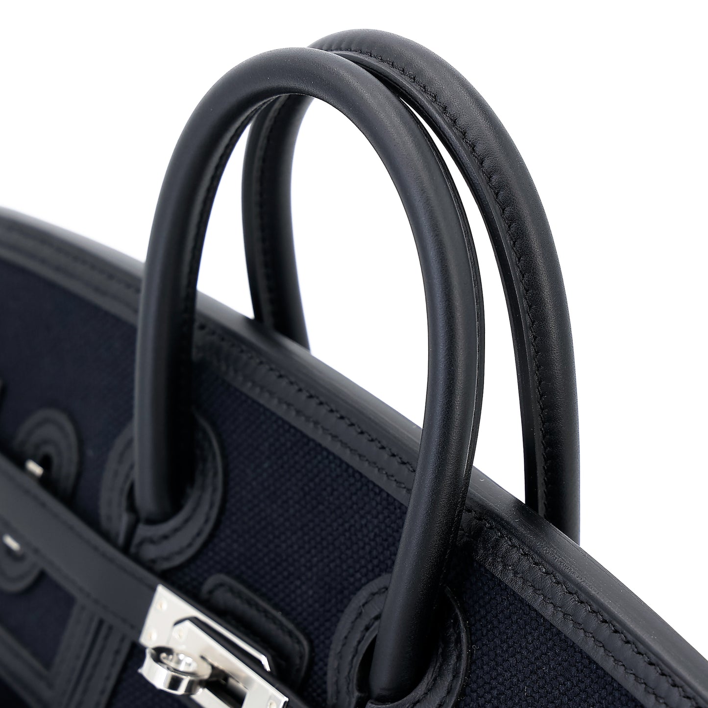 Hermès Birkin Cargo 25 – Black Canvas & Swift Leather with Palladium Hardware - Zeuskicks