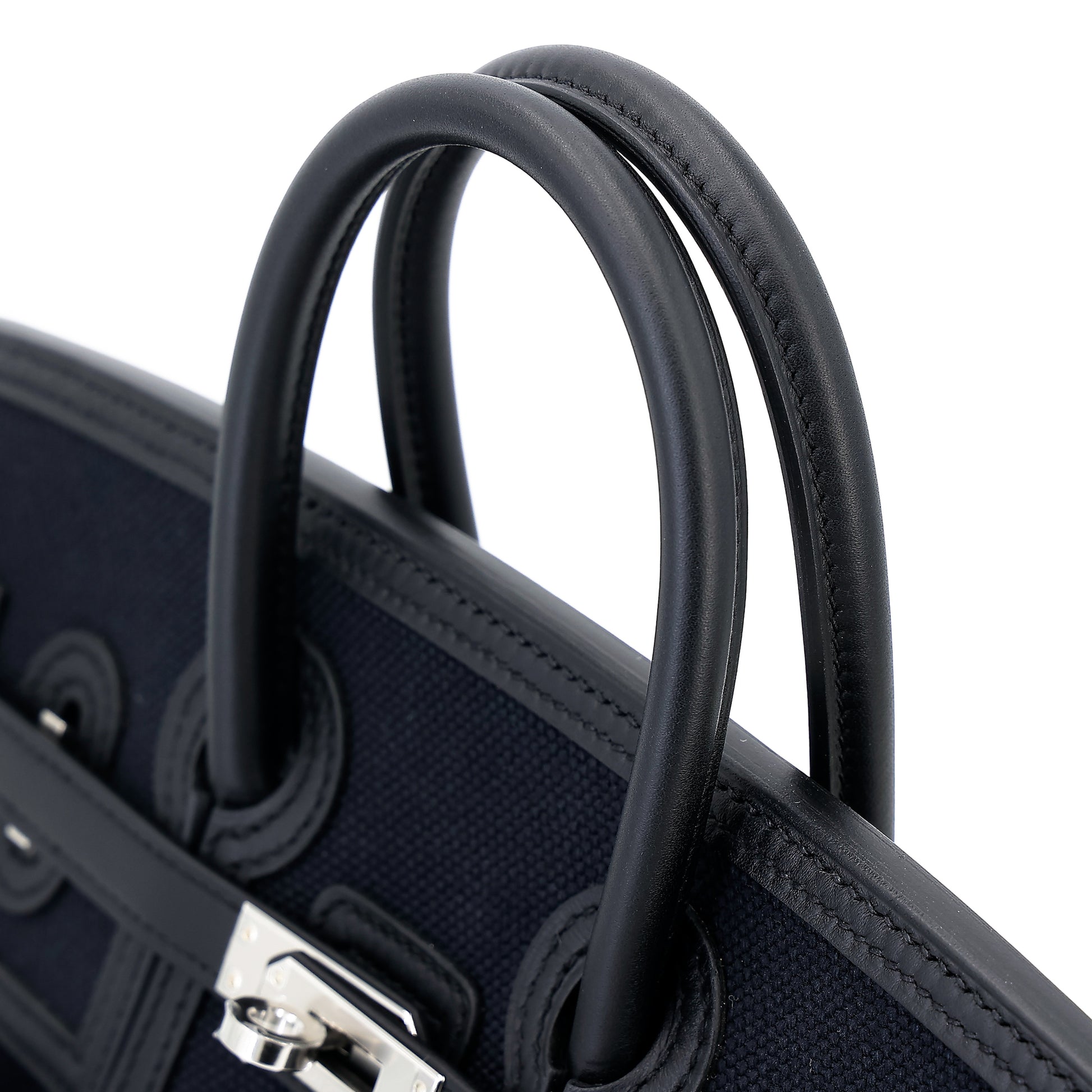 Hermès Birkin Cargo 25 – Black Canvas & Swift Leather with Palladium Hardware - Zeuskicks