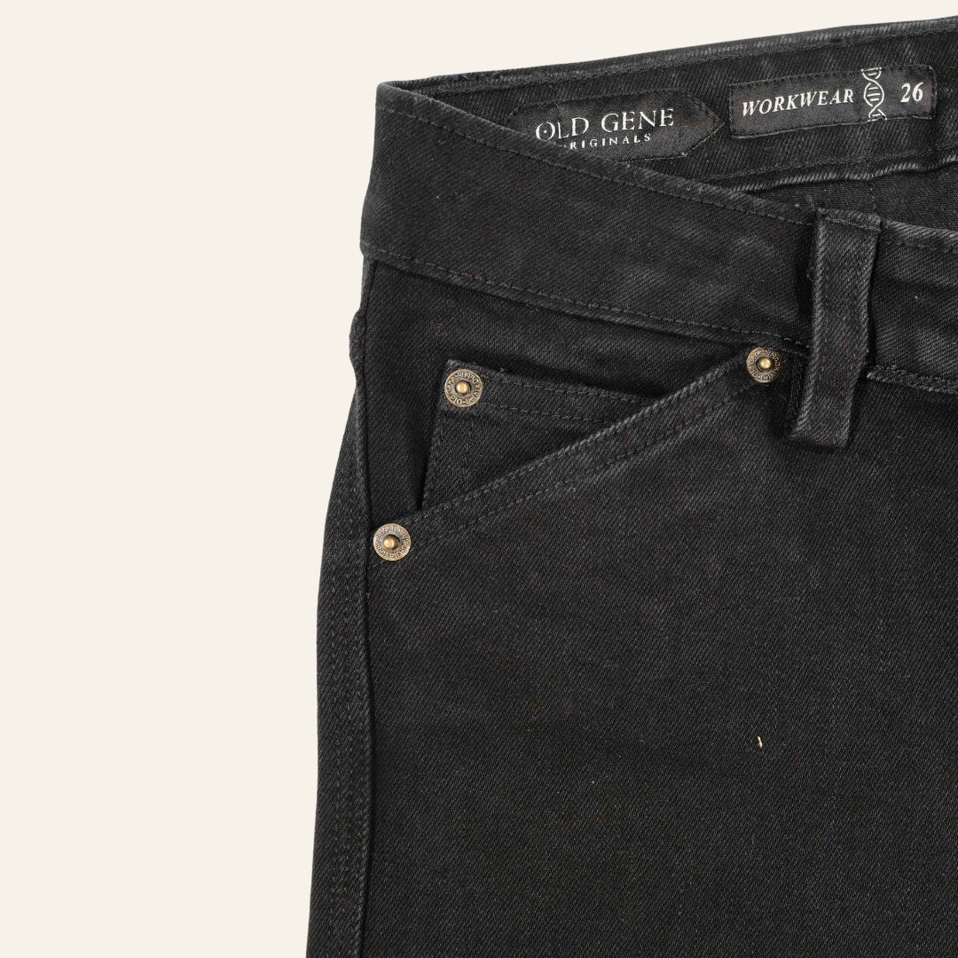 Women's Black Jeans - Gold Rush by Old Gene