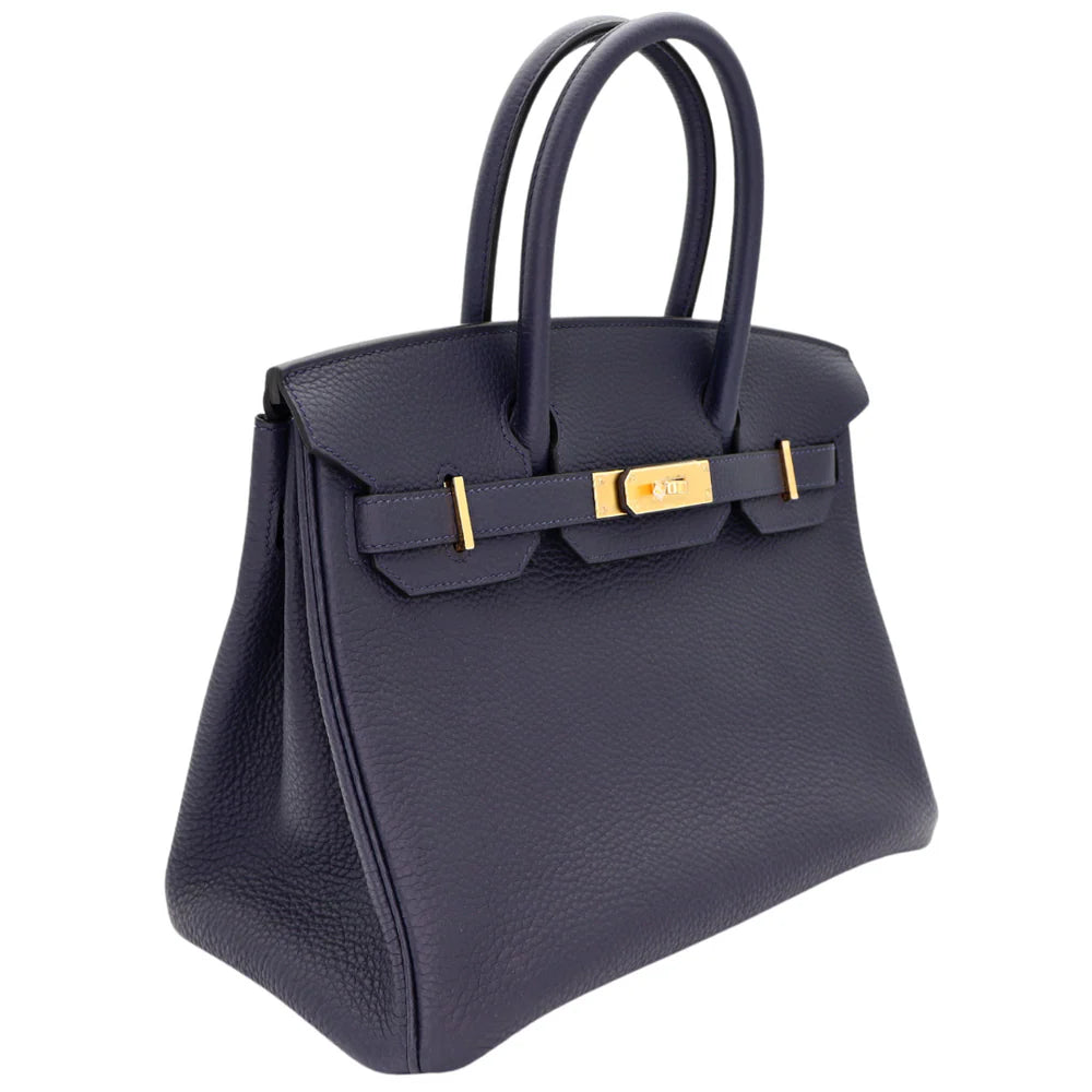 Hermès Birkin 30 – Bleu Nuit Togo Leather with Gold Hardware - Zeuskicks