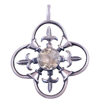 Lemon Quartz 925 Sterling Silver Pendant - R300422-20