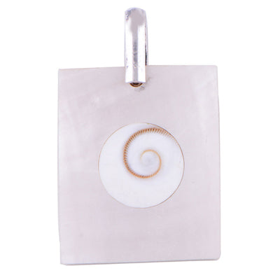 Shiva Eye, Shell 925 Sterling Silver Pendant - R100966-7