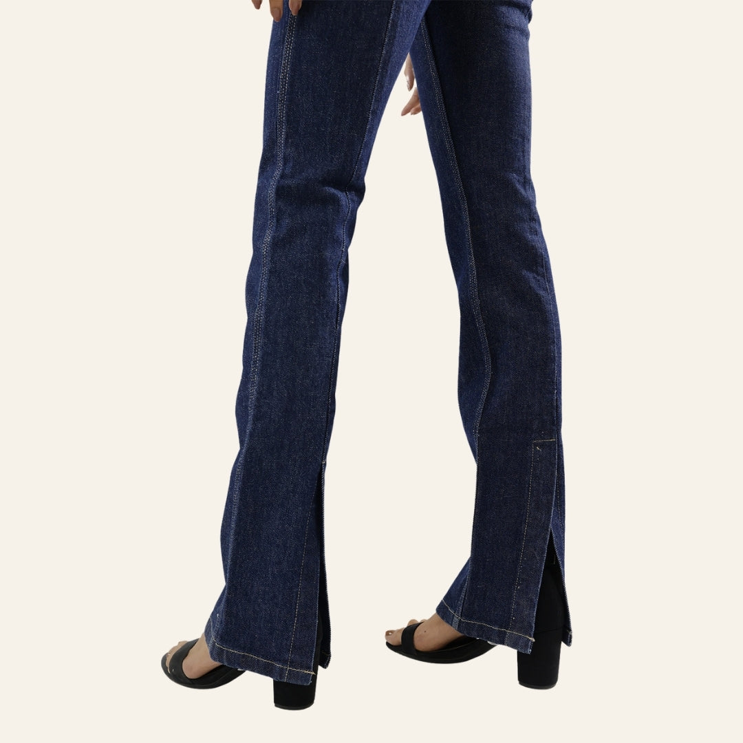 Women's Indigo Jeans - Vintage India by Old Gene