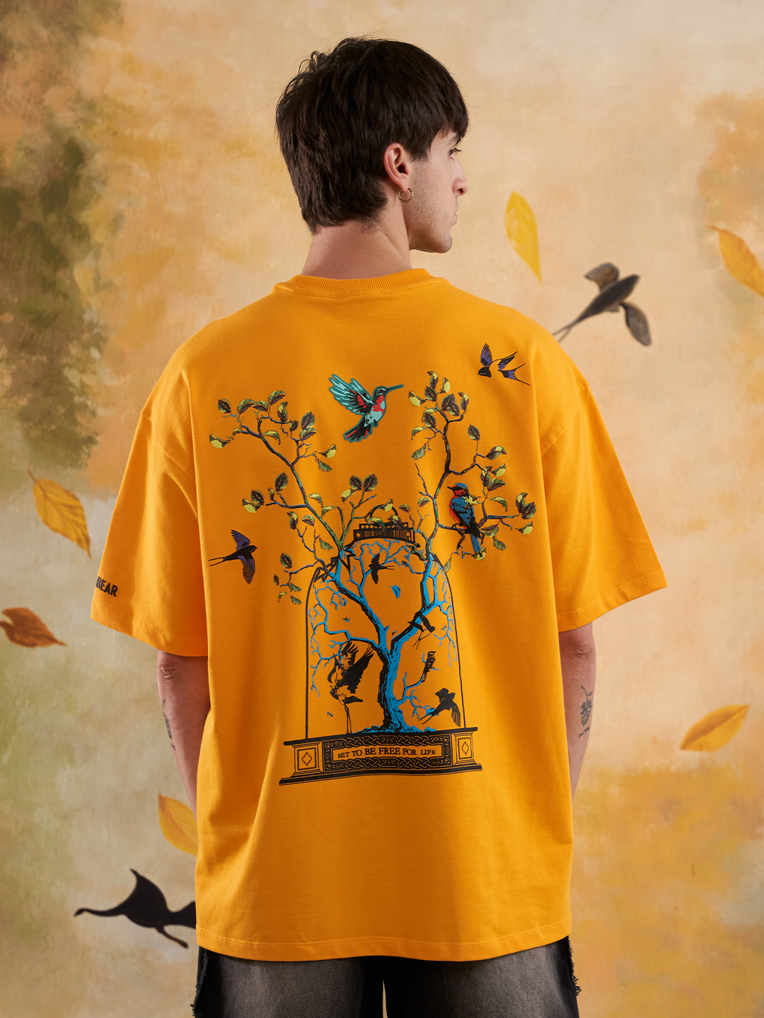 Set Free Tee Yellow by DEADBEAR